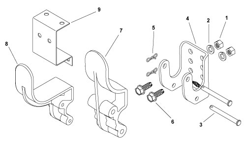 Powder Coated Easy-Off Aluminum (Cast) 6" Offset Stop w/Mounting Hardware Powder Coated Easy-Off Aluminum (Cast) 6" Offset Stop w/Mounting Hardware