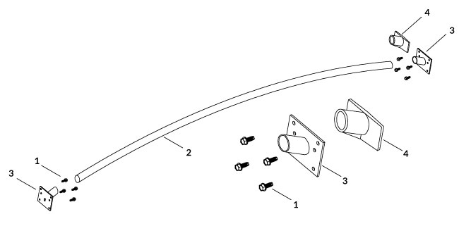 Durabow? - 102" Bow Kit - Aluminum Bracket Durabow? - 102" Bow Kit - Aluminum Bracket