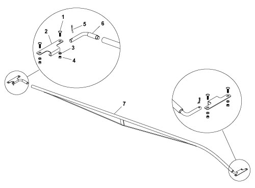 Bow Mounting Fasteners Kit - X-Wide - Flat Bow Mounting Fasteners Kit - X-Wide - Flat