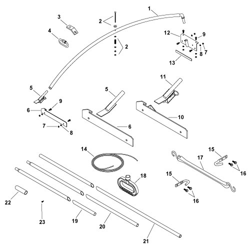 TPB Kit w/48' Ridgepole - Low Rise or High Rise - 7 Bows TPB Kit w/48' Ridgepole - Low Rise or High Rise - 7 Bows