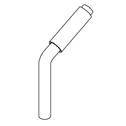 X-Wide Bow Shank - 12" Rise - 127-1/2" to 141"-0 X-Wide Bow Shank - 12" Rise - 127-1/2" to 141"-0