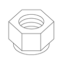 Nylon Lock Hex Nut - 5/16"