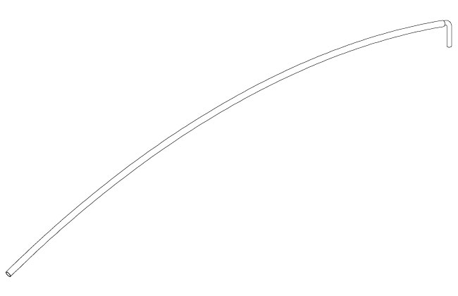 Stainless Bow - 8" Rise - 93" to 102"-0 Stainless Bow - 8" Rise - 93" to 102"-0