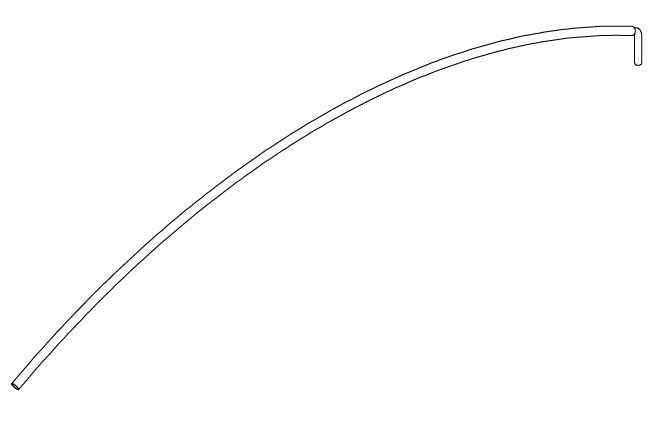 Stainless Bow - 12" Rise - 82" to 88"-0 Stainless Bow - 12" Rise - 82" to 88"-0