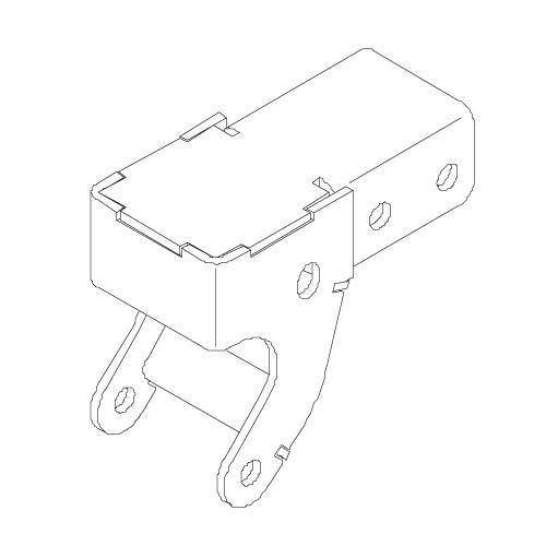 Tarp Stop Upright Bracket - Offset Tarp Stop Upright Bracket - Offset