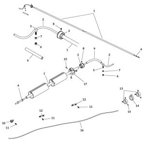 Roll Return Hardware Kit - 3"-0
