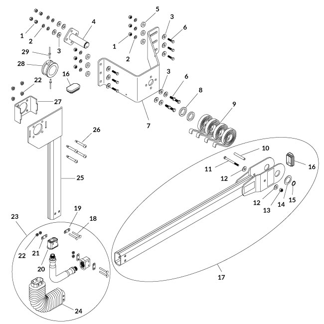 Flex Arm Joint Hardware Kit Flex Arm Joint Hardware Kit