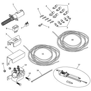 Cab Wiring Kit - 50 Amp SMART™ Circuit Breaker - Rocker Switch